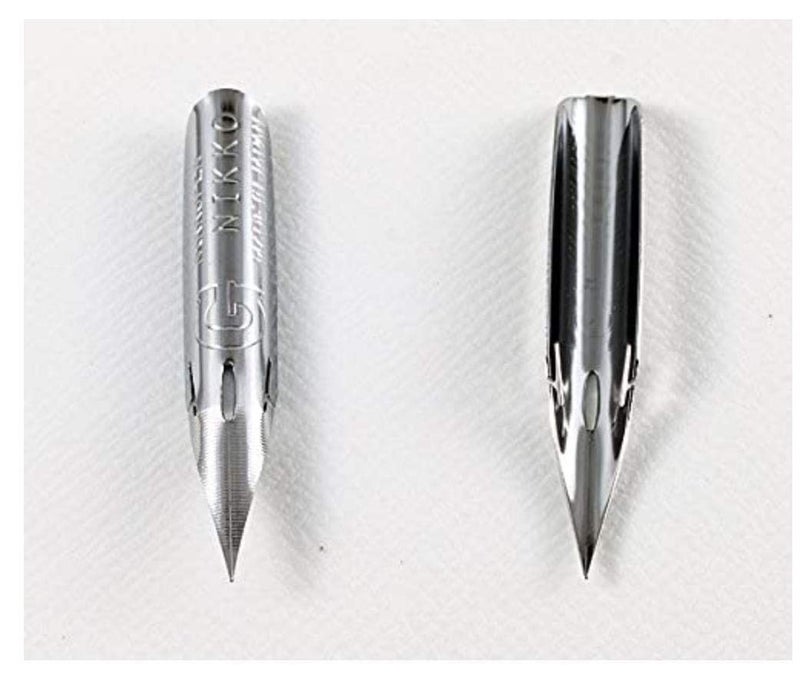 Tachikawa Pen Nib Holder(T-40) + Nikko G Pen Nib Pack of 10(NG-10),and Anti Rust Paper included - Image 4
